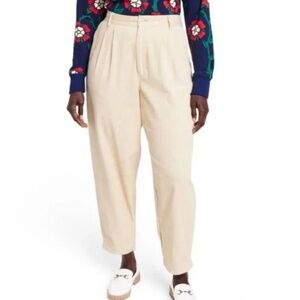Rowing Blazers Target Corduroy Straight Pants in Cream